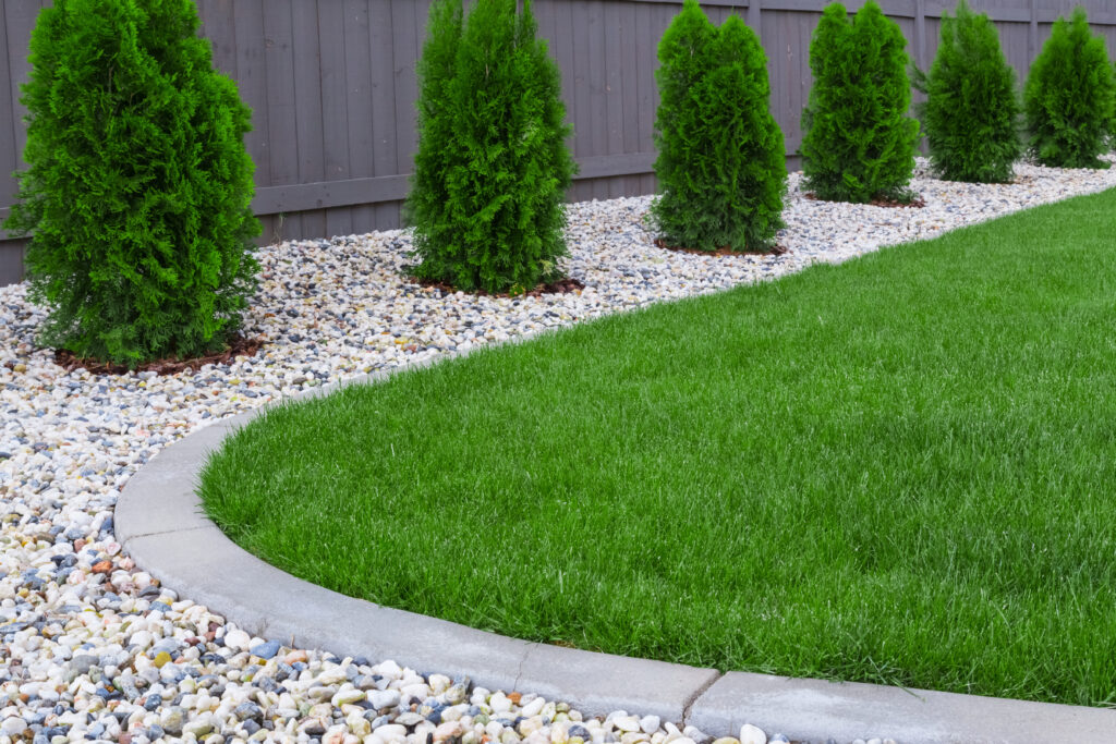 Mulch & rock installation